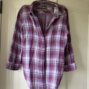 100% Cotton fei flannel shirt